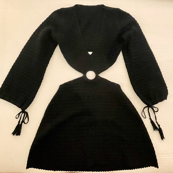 Devon Windsor Fallon Dress Black Size Large NWOT - Picture 2 of 6